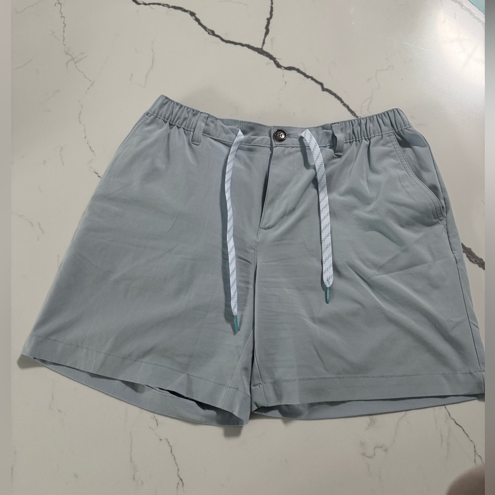Chubbies Light Blue/Gray Drawstring Shorts